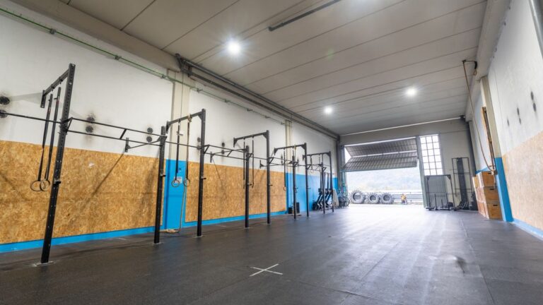 A CrossFit gym